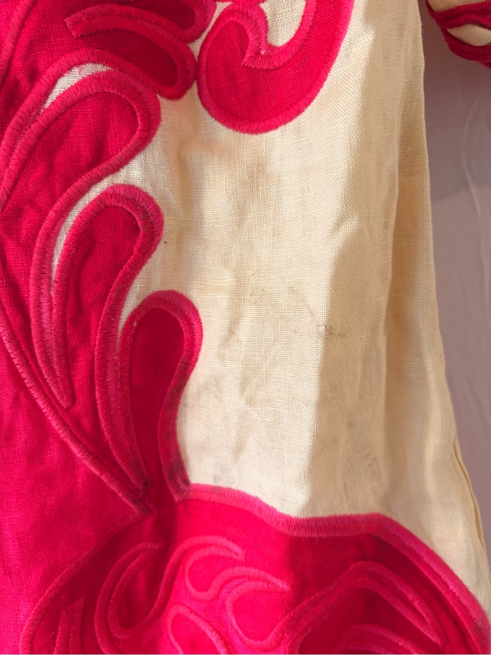 FARM RIO Women's Pink Spring Arabesc Embroidered Mini Dress Size M - Picture 7 of 12